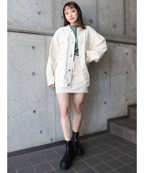 MURUA サイドゴアブーツ ジッパー付き サイドゴアブーツ ジッパー付き - メルカリ