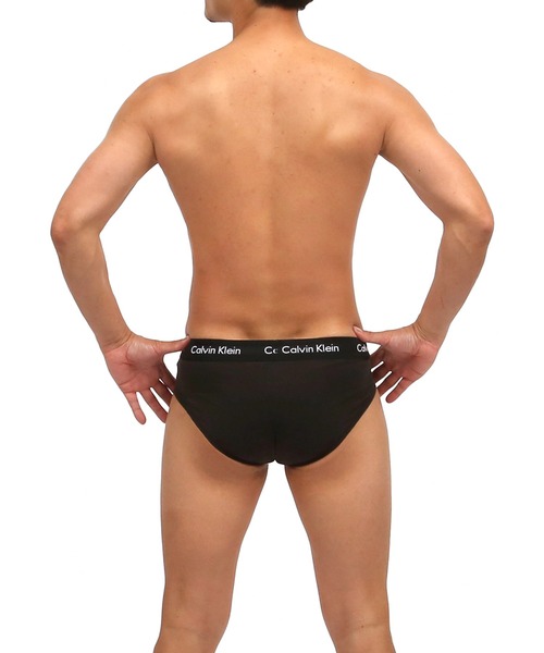 Calvin Klein（カルバン・クライン）の「【3枚組セット】Calvin Klein Underwear カルバンクライン コットン ストレッチ メンズ ブリーフ 男性 下着 アンダーウェア 無地 ロゴ 3枚組（ブリーフ・メンズ・ブラック/ホワイト/ブラック系その他/ブラック系その他2/グレー/その他/ブラック系その他3/その他1/ブラック系その他4/ブラック系その他5/ブラック系その他6/ブラック系その他7/その他2/その他3/ブラック系2/ブラック系/ブラック系1/ブルー系その他・MEDIUM/X-LARGE/LARGE/SMALL）」の22枚目の写真