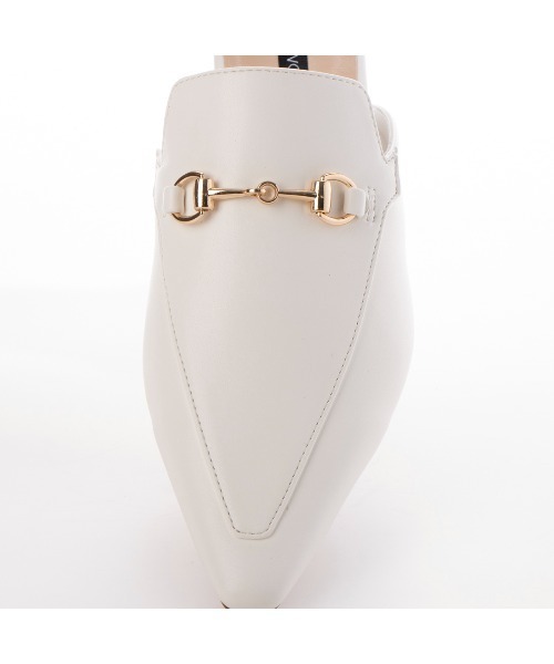 EVOL by Cream（イーボルバイクリーム）の「ZOZOTOWN限定【EVOL】EVOL by Cream ビットローファーミュール AS30463（ローファー・レディース・アイボリー/ホワイト/ブラック・L/S/LL/M）」の13枚目の写真