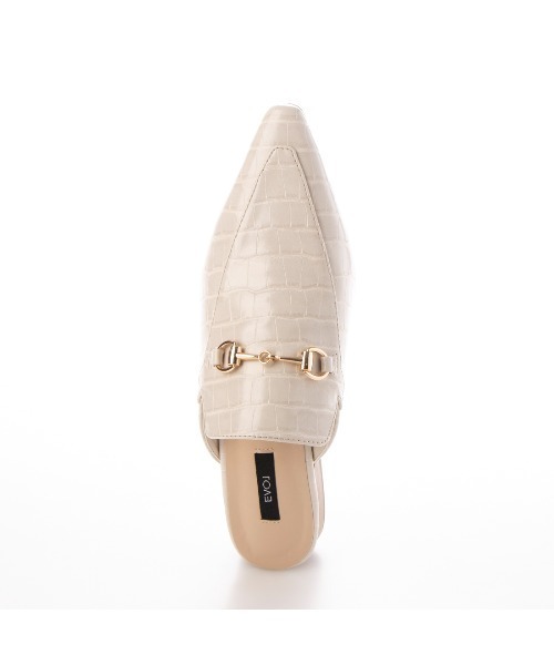 EVOL by Cream（イーボルバイクリーム）の「ZOZOTOWN限定【EVOL】EVOL by Cream ビットローファーミュール AS30463（ローファー・レディース・アイボリー/ホワイト/ブラック・L/S/LL/M）」の17枚目の写真