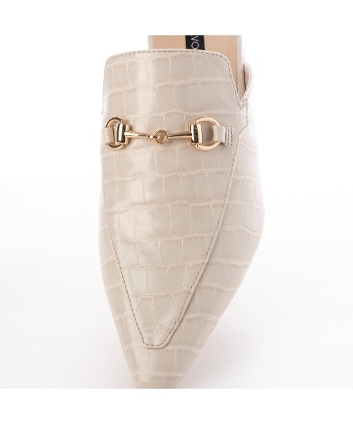 EVOL by Cream（イーボルバイクリーム）の「ZOZOTOWN限定【EVOL】EVOL by Cream ビットローファーミュール AS30463（ローファー・レディース・アイボリー/ホワイト/ブラック・L/S/LL/M）」の18枚目の写真