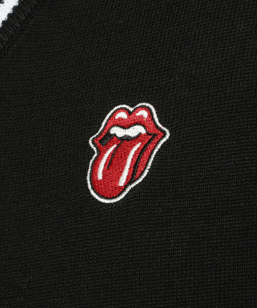 RAWLIFE(ロウライフ)の「BACK SPIN!/バックスピン!/The Rolling Stones Shoes LOGO KNIT VEST(ベスト・メンズ・レッド/ブラック・MEDIUM/LARGE/X-LARGE)」の8枚目の写真