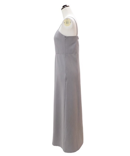 Pierrot（ピエロ）の「ツイルキャミワンピース（ワンピース・レディース・ブラック/杢グレー/ベージュ/ブラウン/グリーン・M/L/PM）」の20枚目の写真