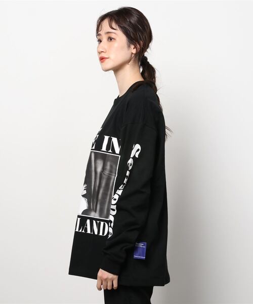 Disney/ディズニー】ALICE IN WONDERLAND フォトプリントロンT/長袖T