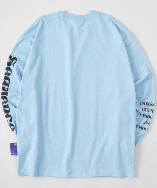 Disney(ディズニー)の「【Disney/ディズニー】ALICE IN WONDERLAND フォトプリントロンT/長袖Tシャツ(Tシャツ/カットソー・レディース・ホワイト/ブラック/ライトブルー・M/L)」の9枚目の写真