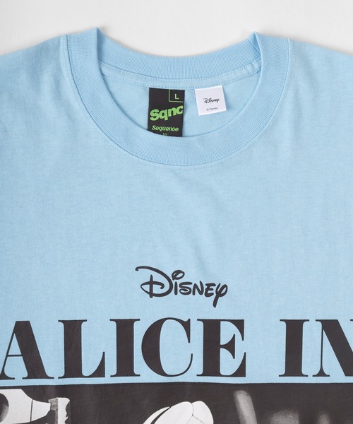 Disney(ディズニー)の「【Disney/ディズニー】ALICE IN WONDERLAND フォトプリントロンT/長袖Tシャツ(Tシャツ/カットソー・レディース・ホワイト/ブラック/ライトブルー・M/L)」の10枚目の写真