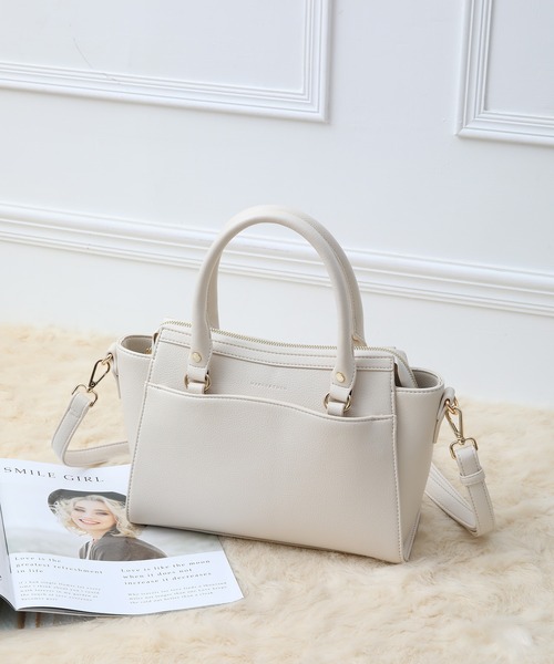 MERCURYDUO(マーキュリーデュオ)の「【MERCURYDUO/マーキュリーデュオ】アイリーン エディターズバッグ(ショルダーバッグ・レディース・ブラック/ベージュ/アイボリー・FREE)」の11枚目の写真