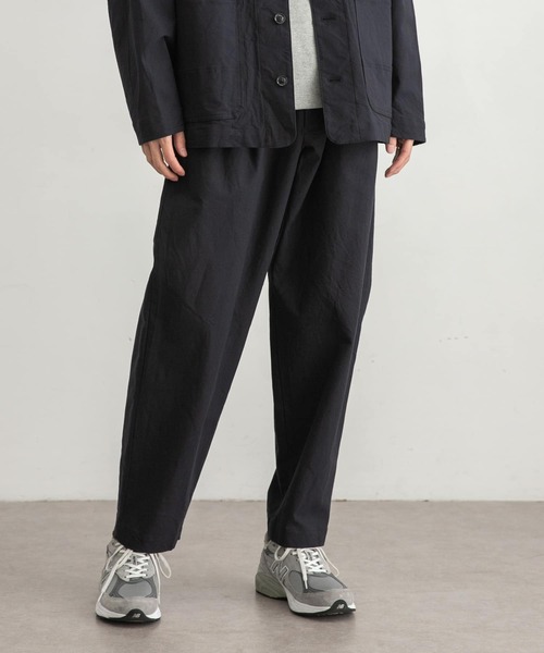 WORK NOT WORK URBAN RESEARCH(ワークノットワークアーバンリサーチ)の「WORK NOT WORK Stretch Twill 2Tuck Pants(その他パンツ・メンズ・ネイビー/オフホワイト/オリーブ・SMALL/MEDIUM/LARGE)」の9枚目の写真