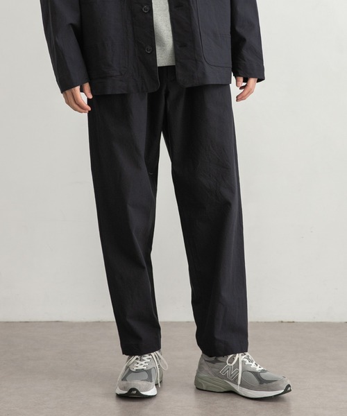 WORK NOT WORK URBAN RESEARCH(ワークノットワークアーバンリサーチ)の「WORK NOT WORK Stretch Twill 2Tuck Pants(その他パンツ・メンズ・ネイビー/オフホワイト/オリーブ・SMALL/MEDIUM/LARGE)」の3枚目の写真