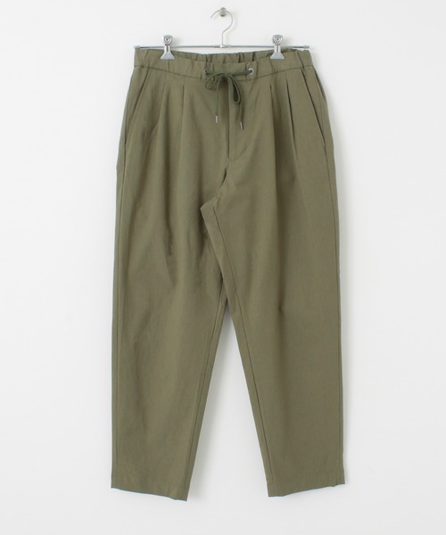 WORK NOT WORK URBAN RESEARCH(ワークノットワークアーバンリサーチ)の「WORK NOT WORK Stretch Twill 2Tuck Pants(その他パンツ・メンズ・ネイビー/オフホワイト/オリーブ・SMALL/MEDIUM/LARGE)」の5枚目の写真