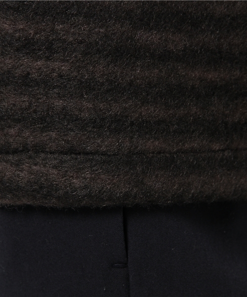 DISCOAT（ディスコート）の「【Discoat】ブークレシャギーちょび杢切替プルオーバー（Tシャツ/カットソー・レディース・アイボリー/ネイビー/その他19・ﾌﾘ-）」の10枚目の写真