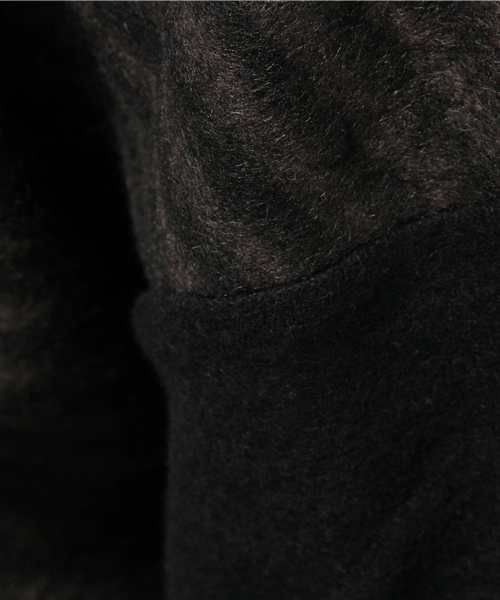 DISCOAT（ディスコート）の「【Discoat】ブークレシャギーちょび杢切替プルオーバー（Tシャツ/カットソー・レディース・アイボリー/ネイビー/その他19・ﾌﾘ-）」の11枚目の写真