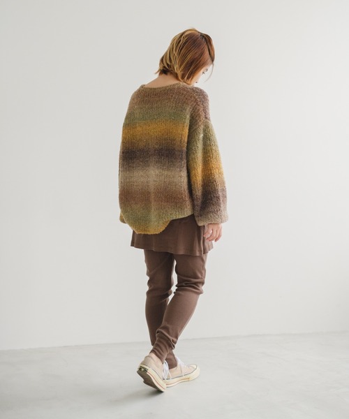 MILLER（ミラー）の「【Miller別注】スカート付きレギンス（その他パンツ・レディース・ダークブラウン/アイボリー/ブラック・FREE）」の5枚目の写真