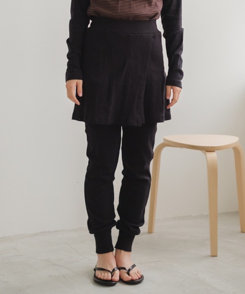 MILLER（ミラー）の「【Miller別注】スカート付きレギンス（その他パンツ・レディース・ダークブラウン/アイボリー/ブラック・FREE）」の20枚目の写真