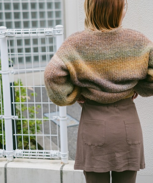 MILLER（ミラー）の「【Miller別注】スカート付きレギンス（その他パンツ・レディース・ダークブラウン/アイボリー/ブラック・FREE）」の11枚目の写真