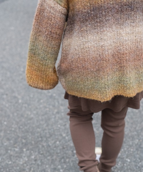 MILLER（ミラー）の「【Miller別注】スカート付きレギンス（その他パンツ・レディース・ダークブラウン/アイボリー/ブラック・FREE）」の12枚目の写真