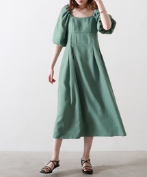 ボリュームスリーブワンピース