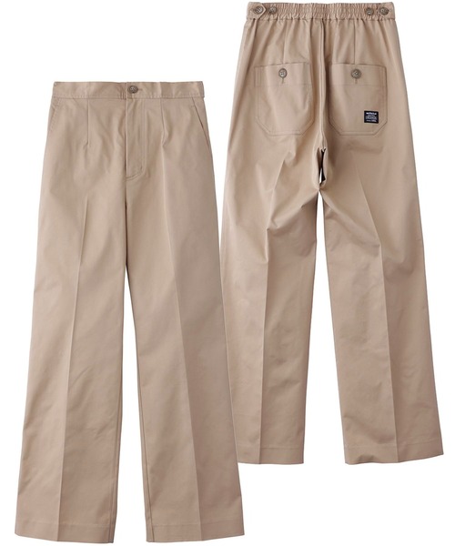 MILKFED.（ミルクフェド）の「CENTER PRESSED PANTS（その他パンツ・レディース・ベージュ/ライトグリーン・ONE SIZE）」の12枚目の写真