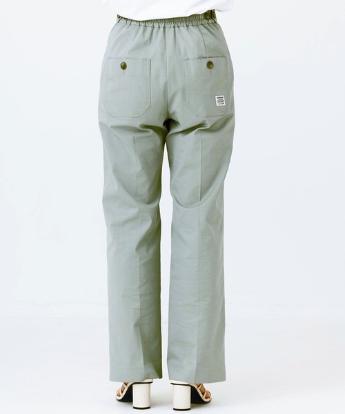 MILKFED.（ミルクフェド）の「CENTER PRESSED PANTS（その他パンツ・レディース・ベージュ/ライトグリーン・ONE SIZE）」の18枚目の写真