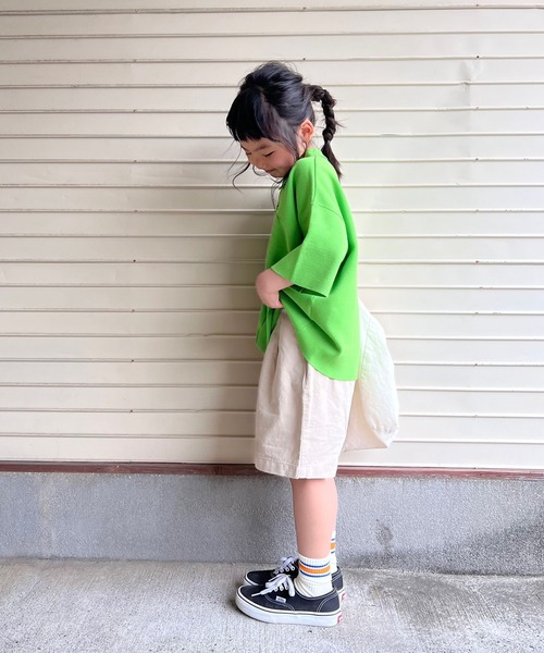 CIAOPANIC TYPY(チャオパニックティピー)の「【KIDS】ツイルボリュームショーツ(その他パンツ・キッズ・チャコールグレー/グレー系その他・SMALL/X-LARGE/MEDIUM/XX-LARGE/LARGE)」の16枚目の写真