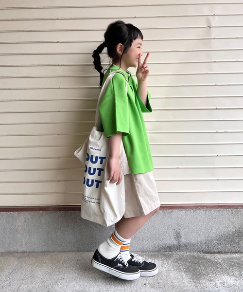 CIAOPANIC TYPY(チャオパニックティピー)の「【KIDS】ツイルボリュームショーツ(その他パンツ・キッズ・チャコールグレー/グレー系その他・SMALL/X-LARGE/MEDIUM/XX-LARGE/LARGE)」の14枚目の写真