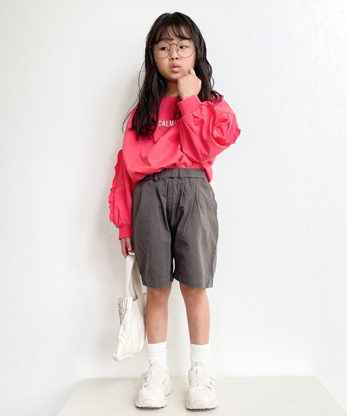 CIAOPANIC TYPY(チャオパニックティピー)の「【KIDS】ツイルボリュームショーツ(その他パンツ・キッズ・チャコールグレー/グレー系その他・SMALL/X-LARGE/MEDIUM/XX-LARGE/LARGE)」の20枚目の写真