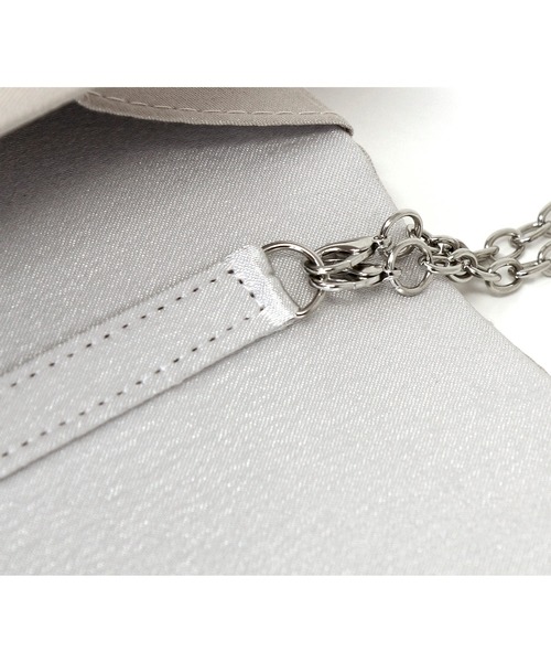 RUIRUE BOUTIQUE（ルイルエブティック）の「スカラップビーズ刺繍パーティーバッグ（ハンドバッグ・レディース・ブラック/グレイッシュベージュ・FREE）」の15枚目の写真