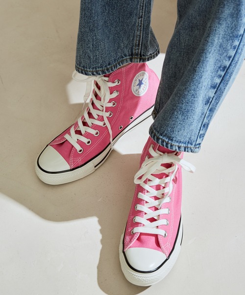 CONVERSE ALL STAR（コンバースオールスター）の「【WEB限定】【CONVERSE】ALL STAR US COLORS HI（スニーカー・レディース・ピンク/ブルー/ピンク系その他/グリーン/ネイビー・23.5cm/23.0cm/24.0cm/24.5cm）」の12枚目の写真