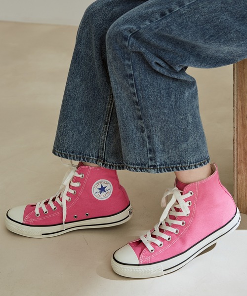 CONVERSE ALL STAR（コンバースオールスター）の「【WEB限定】【CONVERSE】ALL STAR US COLORS HI（スニーカー・レディース・ピンク/ブルー/ピンク系その他/グリーン/ネイビー・23.5cm/23.0cm/24.0cm/24.5cm）」の15枚目の写真