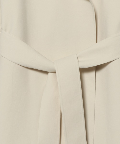 美品 エストネーション ダブルフェイスリバーコート ベルト付 ロング ESTNATION（エストネーション）の「ESTNATION / ダブルフェイスリバー