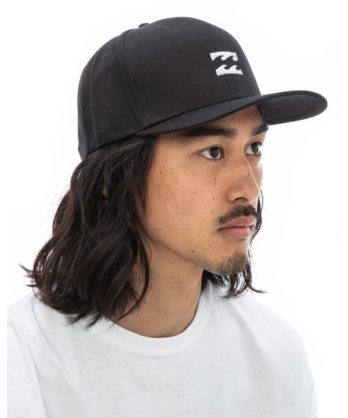 BILLABONG（ビラボン）の「BILLABONG メンズ ALL DAY SNAPBACK キャップ 【2022年春夏モデル】/ビラボン帽子（キャップ・メンズ・ブラック/グレー・FREE）」の9枚目の写真
