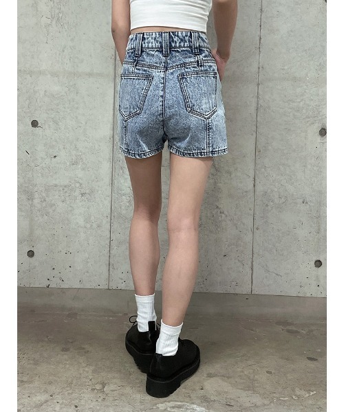 ENVYM（アンビー）の「フロントスリットＳＰＴ（デニムパンツ・レディース・ブルー/ブラック・S/M）」の7枚目の写真