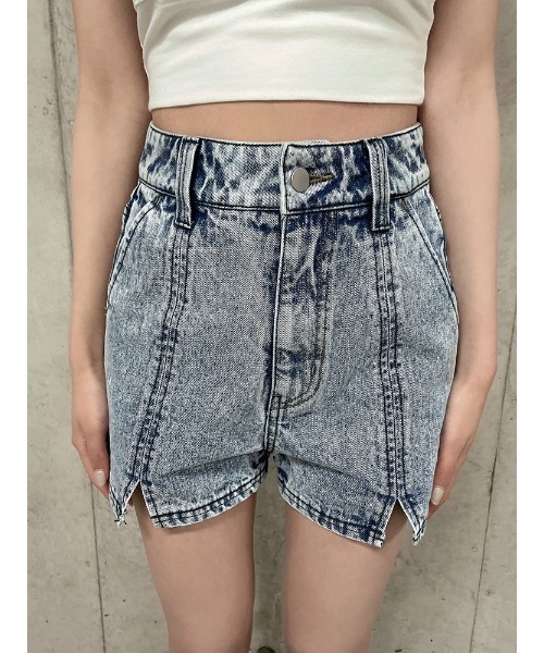 ENVYM（アンビー）の「フロントスリットＳＰＴ（デニムパンツ・レディース・ブルー/ブラック・S/M）」の12枚目の写真