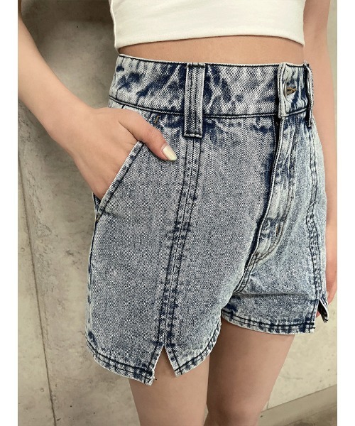 ENVYM（アンビー）の「フロントスリットＳＰＴ（デニムパンツ・レディース・ブルー/ブラック・S/M）」の14枚目の写真