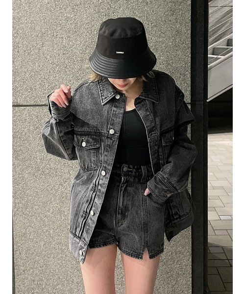 ENVYM（アンビー）の「フロントスリットＳＰＴ（デニムパンツ・レディース・ブルー/ブラック・S/M）」の15枚目の写真