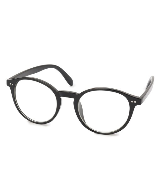 DRESKIP（ドレスキップ）の「◆ダブルピンフレ－ムダテメガネ（サングラス・レディース・ブラック/ブラウン系5・00）」の2枚目の写真