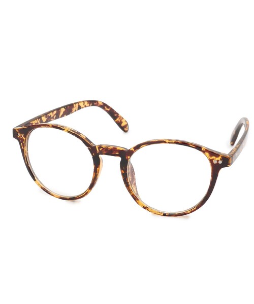 DRESKIP（ドレスキップ）の「◆ダブルピンフレ－ムダテメガネ（サングラス・レディース・ブラック/ブラウン系5・00）」の3枚目の写真