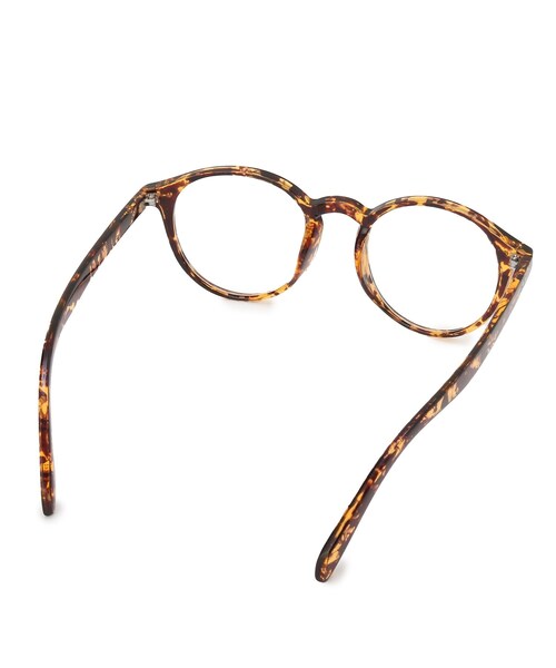 DRESKIP（ドレスキップ）の「◆ダブルピンフレ－ムダテメガネ（サングラス・レディース・ブラック/ブラウン系5・00）」の4枚目の写真