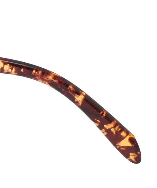 DRESKIP（ドレスキップ）の「◆ダブルピンフレ－ムダテメガネ（サングラス・レディース・ブラック/ブラウン系5・00）」の5枚目の写真