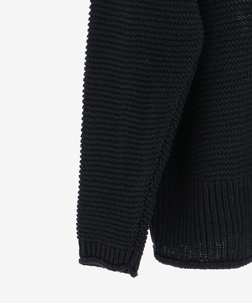 le.coeur blanc（ルクールブラン）の「パールツキカーディガン（カーディガン/ボレロ・レディース・オフホワイト/ネイビー・38）」の5枚目の写真