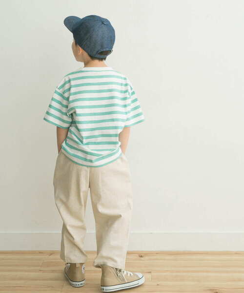 URBAN RESEARCH DOORS(アーバンリサーチドアーズ)の「OGボーダー半袖Tシャツ(KIDS)(Tシャツ/カットソー・キッズ・レッド/グリーン・120/105/135)」の5枚目の写真