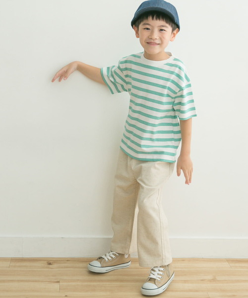 URBAN RESEARCH DOORS(アーバンリサーチドアーズ)の「OGボーダー半袖Tシャツ(KIDS)(Tシャツ/カットソー・キッズ・レッド/グリーン・120/105/135)」の6枚目の写真