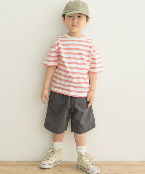 URBAN RESEARCH DOORS(アーバンリサーチドアーズ)の「OGボーダー半袖Tシャツ(KIDS)(Tシャツ/カットソー・キッズ・レッド/グリーン・120/105/135)」の12枚目の写真