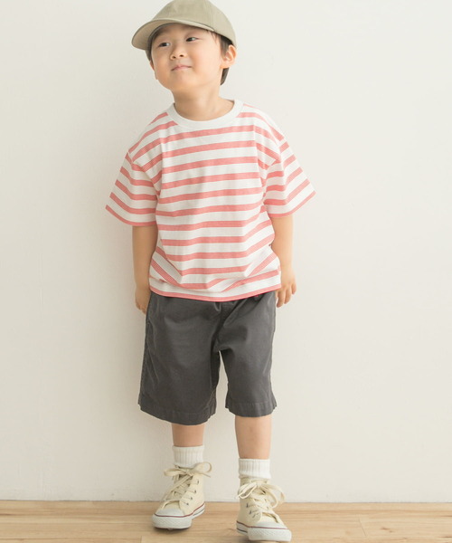 URBAN RESEARCH DOORS(アーバンリサーチドアーズ)の「OGボーダー半袖Tシャツ(KIDS)(Tシャツ/カットソー・キッズ・レッド/グリーン・120/105/135)」の13枚目の写真