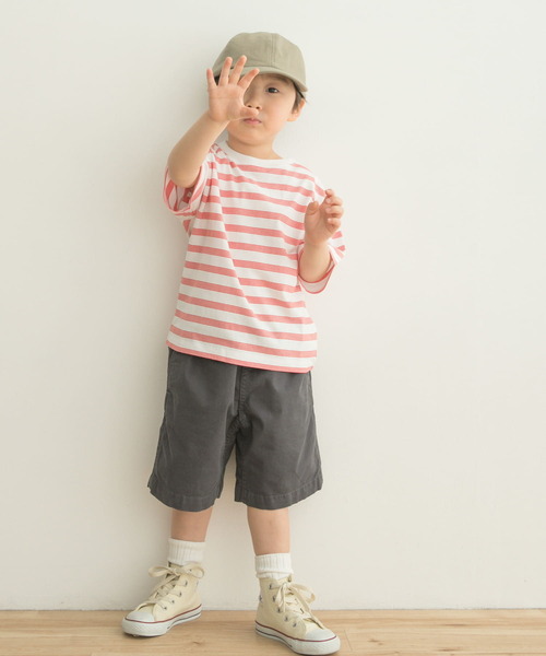 URBAN RESEARCH DOORS(アーバンリサーチドアーズ)の「OGボーダー半袖Tシャツ(KIDS)(Tシャツ/カットソー・キッズ・レッド/グリーン・120/105/135)」の14枚目の写真