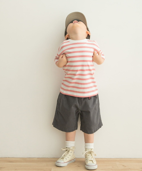 URBAN RESEARCH DOORS(アーバンリサーチドアーズ)の「OGボーダー半袖Tシャツ(KIDS)(Tシャツ/カットソー・キッズ・レッド/グリーン・120/105/135)」の15枚目の写真