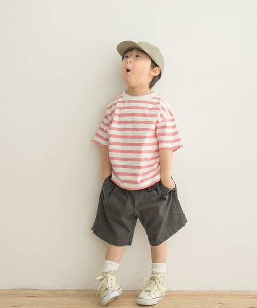 URBAN RESEARCH DOORS(アーバンリサーチドアーズ)の「OGボーダー半袖Tシャツ(KIDS)(Tシャツ/カットソー・キッズ・レッド/グリーン・120/105/135)」の17枚目の写真
