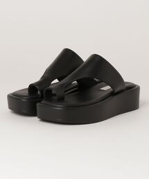 NUOVO | NUOVO ヌオーヴォ ASMTR THONG 4.5 アシンメトリー トング 3.5 NC50229 BLACK(サンダル)