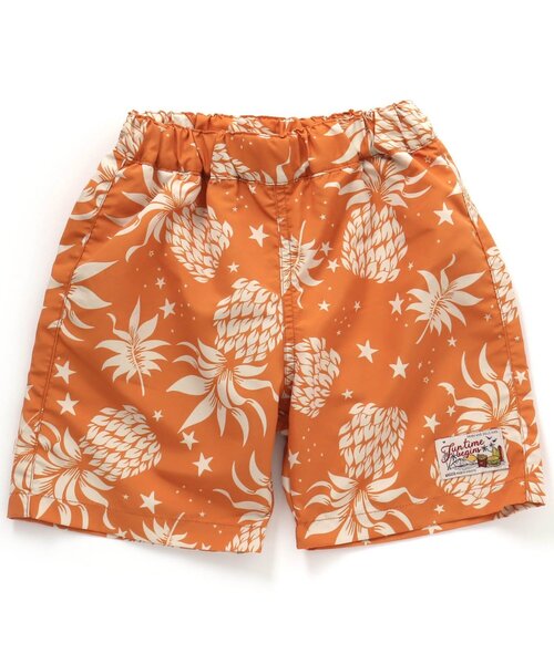 BREEZE（ブリーズ）の「/ワクワクビーチショーツ（水着・キッズ・パープル/ネイビー/オフホワイト/ターコイズブルー/オレンジ/グリーン/レインボー/チャコール・90/100/110/120/130/80/140）」の7枚目の写真