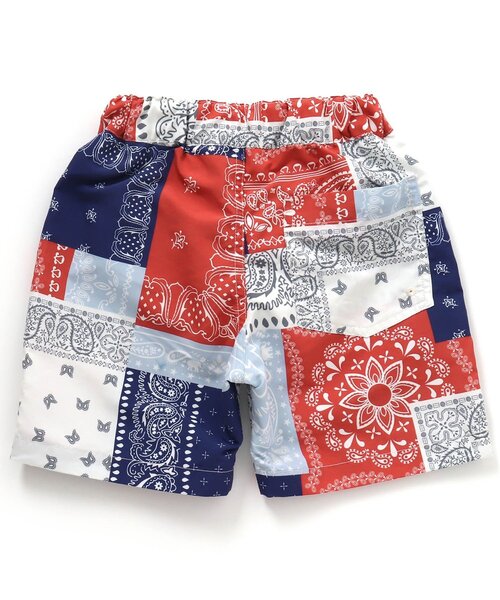 BREEZE（ブリーズ）の「/ワクワクビーチショーツ（水着・キッズ・パープル/ネイビー/オフホワイト/ターコイズブルー/オレンジ/グリーン/レインボー/チャコール・90/100/110/120/130/80/140）」の13枚目の写真